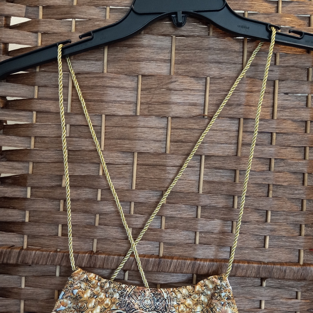Dolls Kill x 24HRS Mind of the Mantra Sahasrara Halter Crop Top - Picture 11 of 12